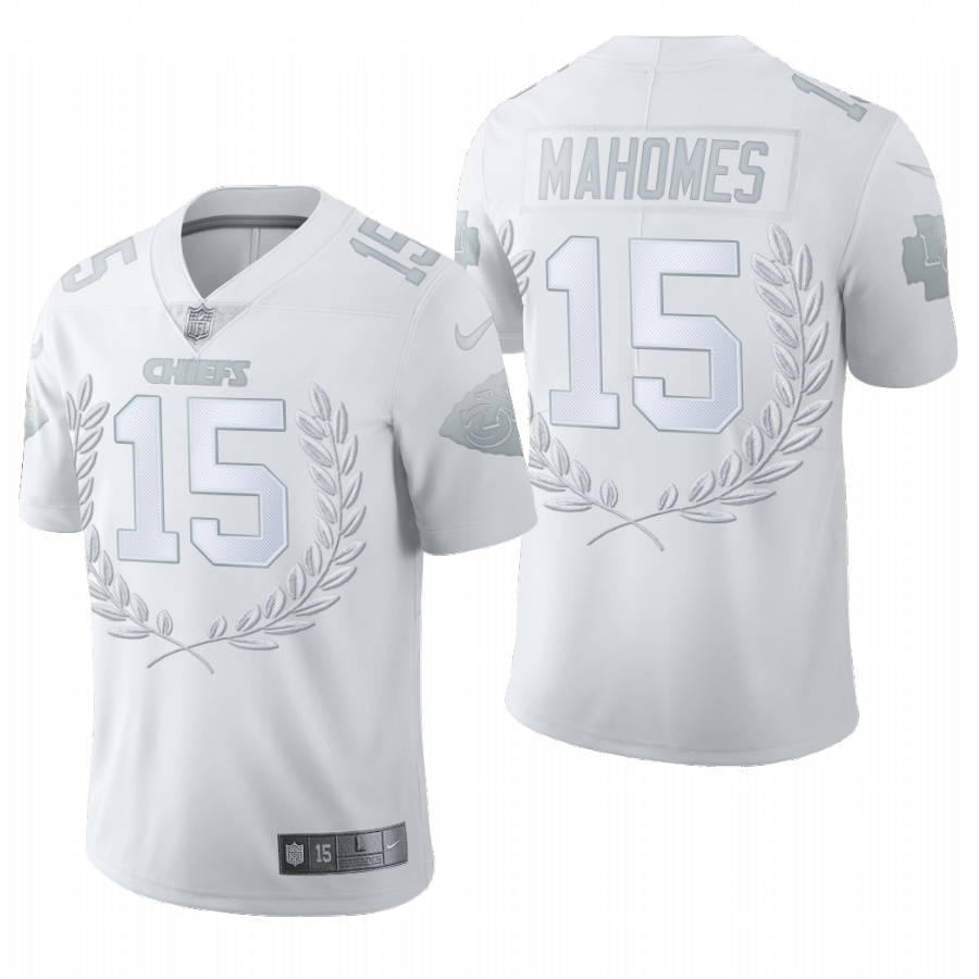 2020 New Men Kansas City Chiefs 15 Mahomes white Limited NFL Nike jerseys